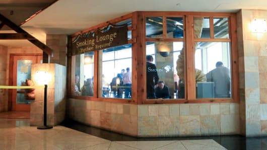 Smoking lounges at many U.S. airports are being snuffed out.