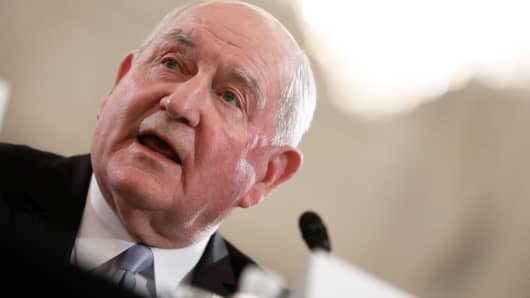 Secretary of Agriculture Sonny Perdue 