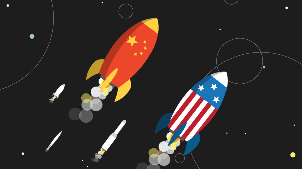 China Versus the U.S. In Orbital Space ile ilgili gÃ¶rsel sonucu