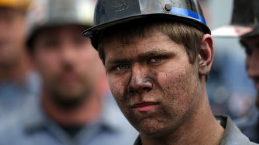 A coal miner in Ohio.