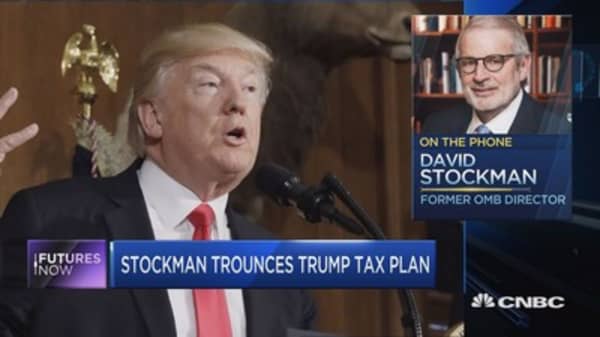 David Stockman: Trump’s tax plan is ‘dead on arrival’ and Wall St. is ‘delusional’