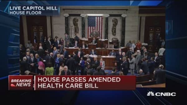 House passes amended health-care bill