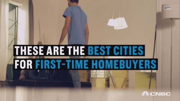 Top five most favorable cities for first-time homebuyers
