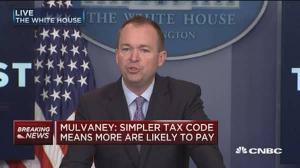 Mulvaney: Simpler tax code means more are likely to pay