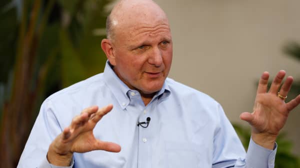 Steve Ballmer speaking at the ReCode Conference on May 30, 2017.