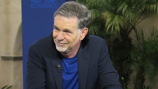 Reed Hastings co-founder and CEO of Netflix
