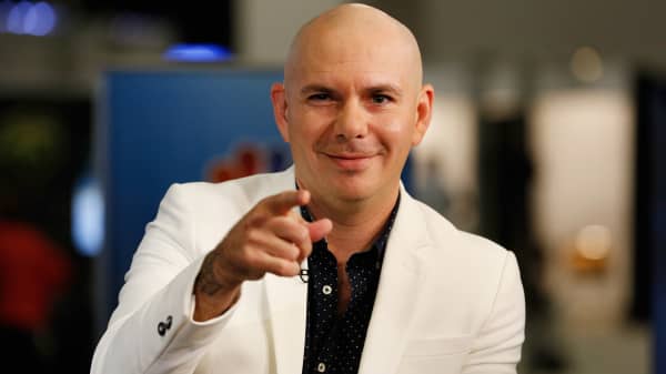 Pitbull at the eMerge Americas conference in Miami on June 12, 2017.