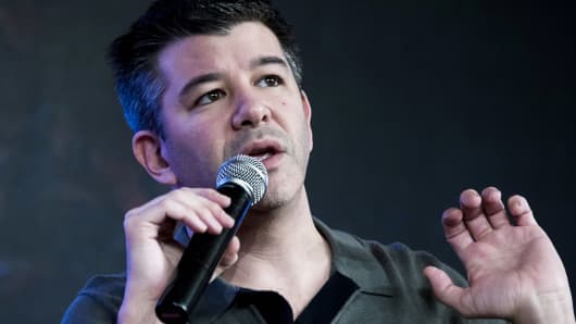 Travis Kalanick, co-founder and chief executive officer of Uber Technologies.