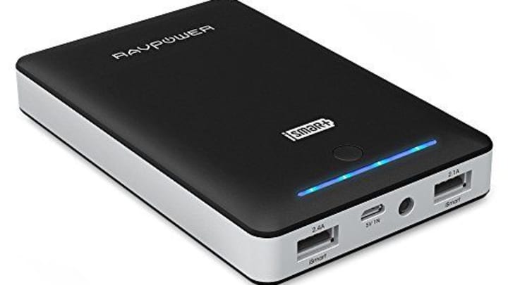 RavPower portable charger.
