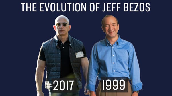 The evolution of Jeff Bezos: See if you can recognize him through the years 