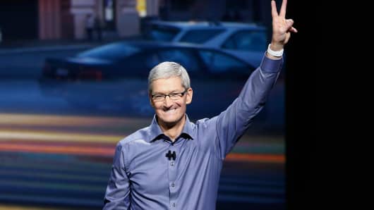 Tim Cook was the second highest-paid executive of 2016, pulling in $150,036,907
