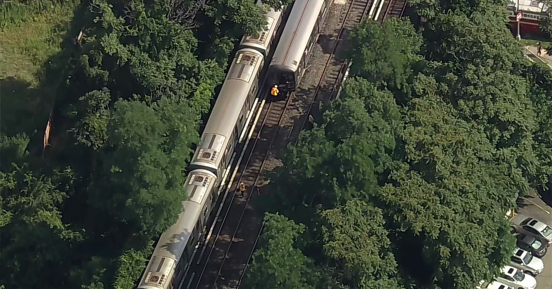 Subway train derails in Brooklyn in the latest mishap of NYC's 'summer of hell'