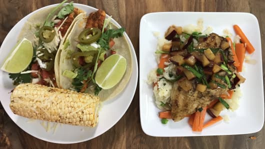 Catfish tacos from Amazon, vs catfish fillets from Blue Apron
