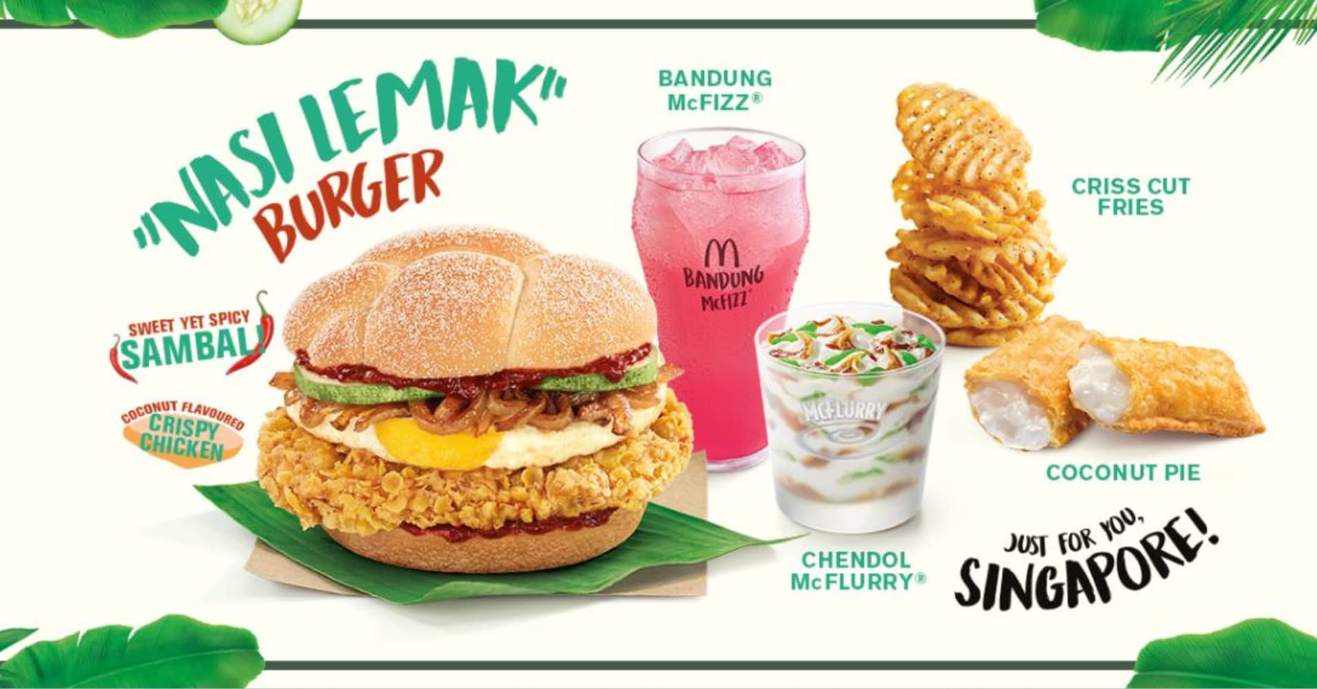 Nasi Lemak Burger Mcd : McDonald's latest regional burger is selling like crazy ... - First of all, i think that the mcd nasi lemak burger packaging is pretty cool.