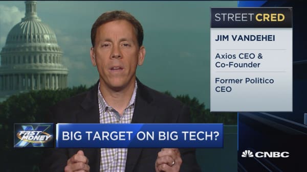 Axios co-founder Jim Vandehei reacts to the friction between the White House and Silicon Valley