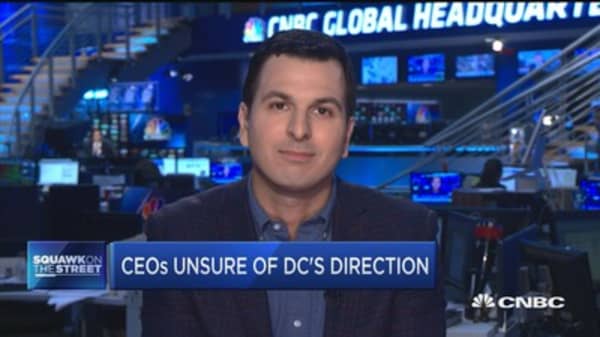 CEOs unsure of DC's direction
