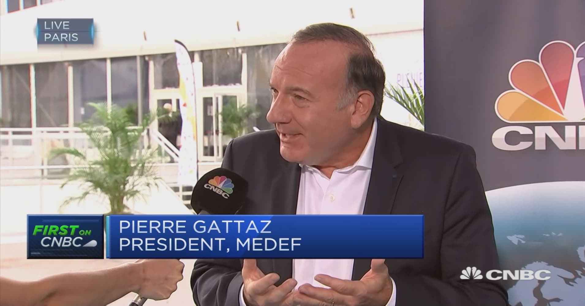 Macron elected on reform program, he's not hiding anything: Medef president