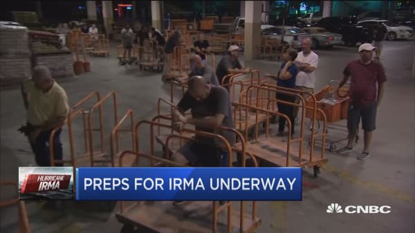 Florida preps for massive storm Irma