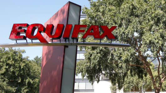 Credit reporting company Equifax corporate offices are pictured in Atlanta, Georgia.