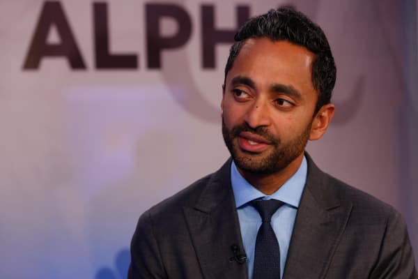 Chamath Palihapitiya speaking at the 2017 Delivering Alpha conference in New York on Sept. 12, 2017.