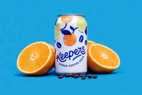 Keepers Coffee Soda, which prides itself on the odd pairing of citrus flavors and coffee, has been rapidly growing and quickly landed a deal from Whole Foods Market for its Brooklyn, New York store.