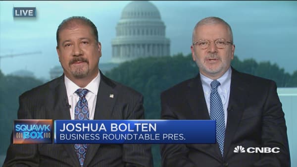 Studies show 75% of corporate tax burden born by wage earner: Business Roundtable's Josh Bolten