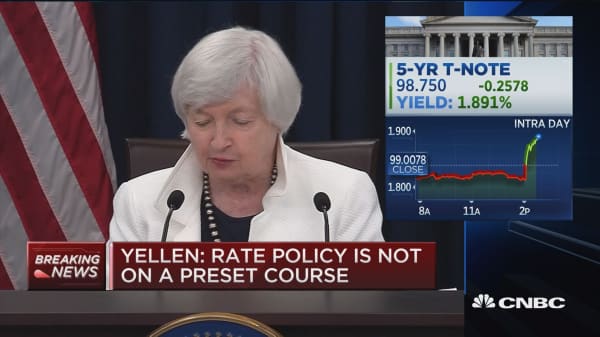 Yellen: Balance sheet will decline gradually and predictably