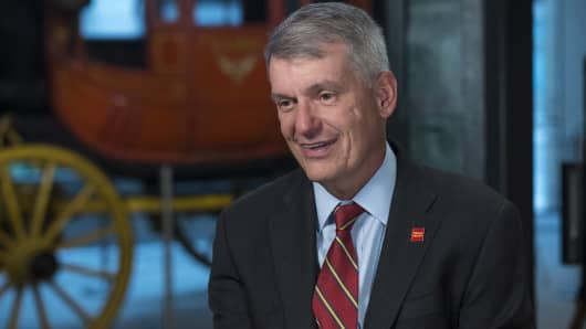Tim Sloan, president and chief executive officer of Wells Fargo & Co.