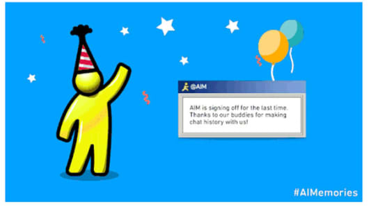 Image result for AOL Instant Messenger to shut down December 15