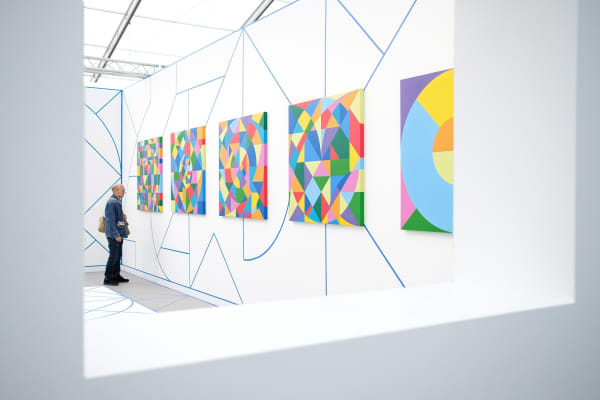 The Frieze Art Fair on October 6, 2017 in London, England