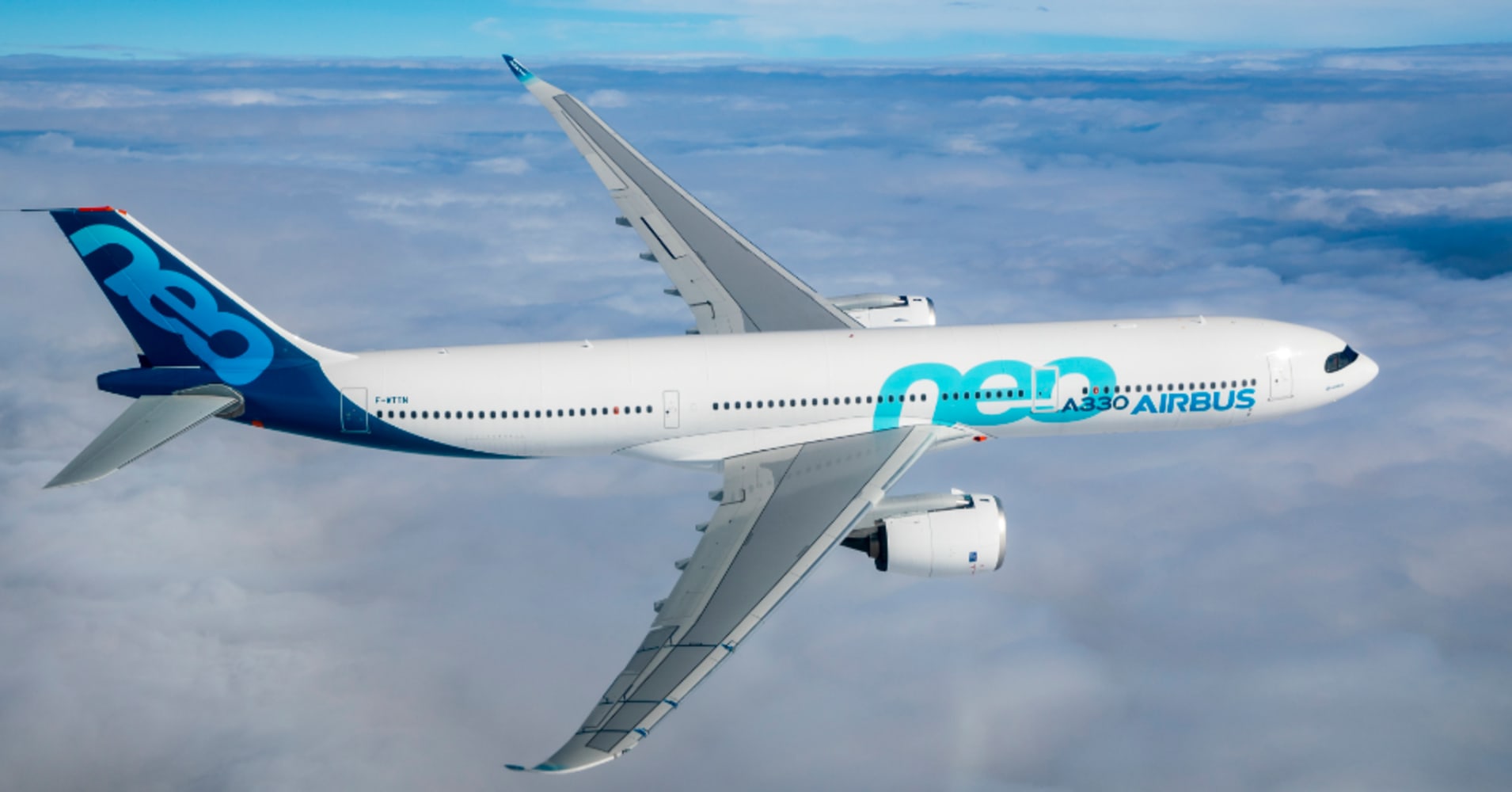 Airbus takes jab at Boeing with maiden flight of new plane