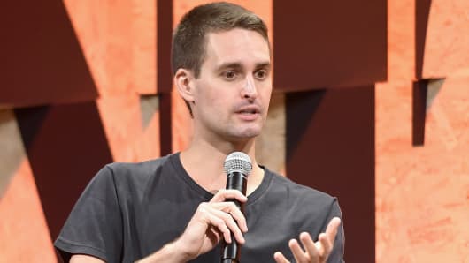 Co-Founder and CEO of Snap Inc. Evan Spiegel.