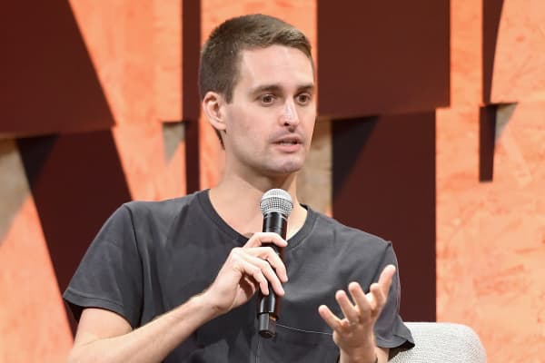 Co-Founder and CEO of Snap Inc. Evan Spiegel.