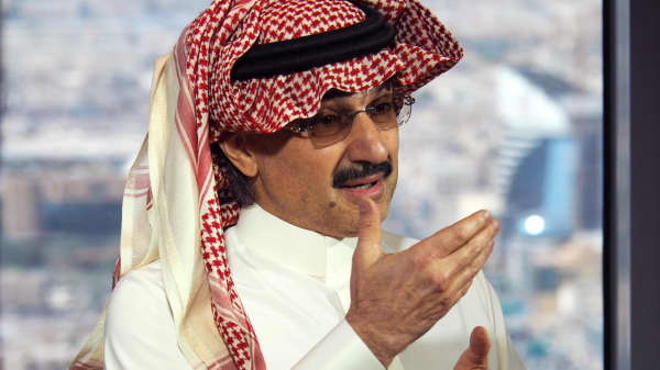 Saudi Prince Alwaleed bin Talal.