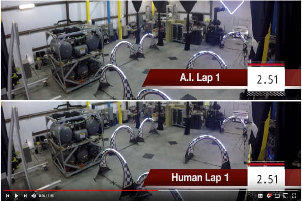 NASA built autonomous drones to race a world-class human drone racer