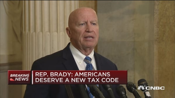 Representative Brady: Wanted to drive tax relief for everyone