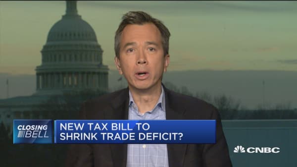New tax bill to shrink trade deficit?