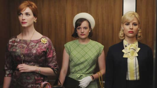 A scene from AMC's Mad Men.