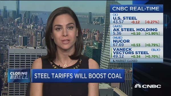 Steel tariffs to boost coal; China IP theft in focus
