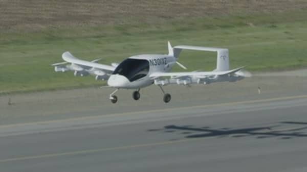 Larry Page-backed firm unveils flying car, 