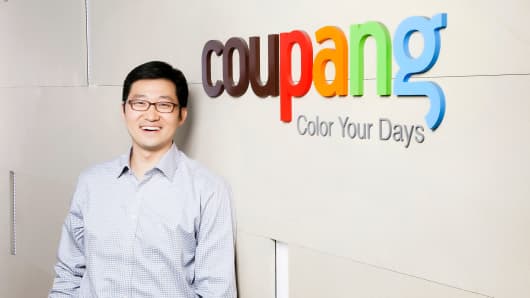 Coupang founder and CEO Bom Kim