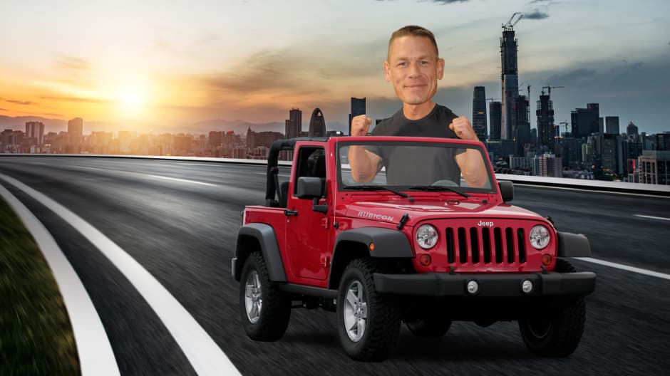 John Cena bought a 1989 Jeep Wrangler with his first WWE