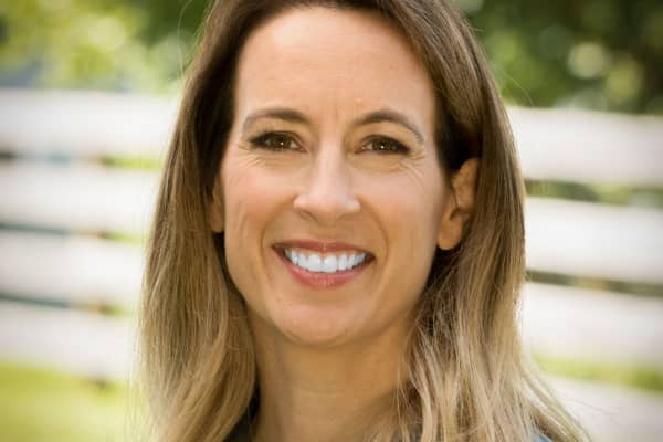 Mikie Sherrill, a Democratic former Navy pilot and prosecutor who’s running in New Jersey’s 11th District.