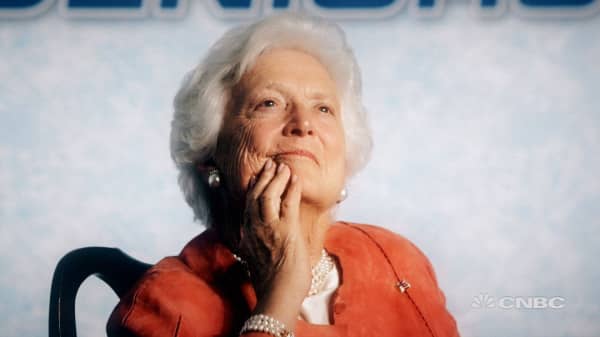 Former First Lady Barbara Bush dies at age 92