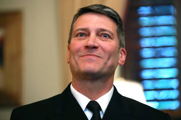 Physician to the President U.S. Navy Rear Admiral Ronny Jackson.