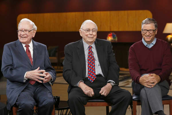 Warren Buffett, Charlie Munger y Bill Gates