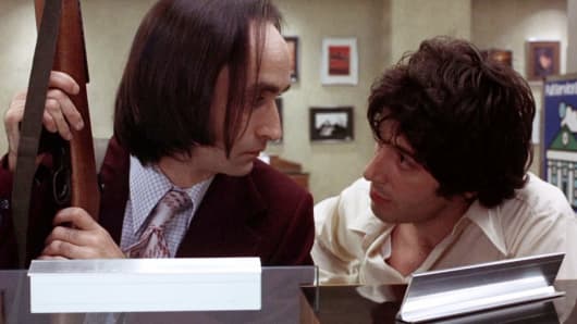 John Cazele and Al Pacino in Dog Day Afternoon.
