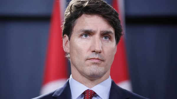 Canada's Prime Minister Justin Trudeau takes part in a news conference in Ottawa, Ontario, Canada, May 31, 2018.