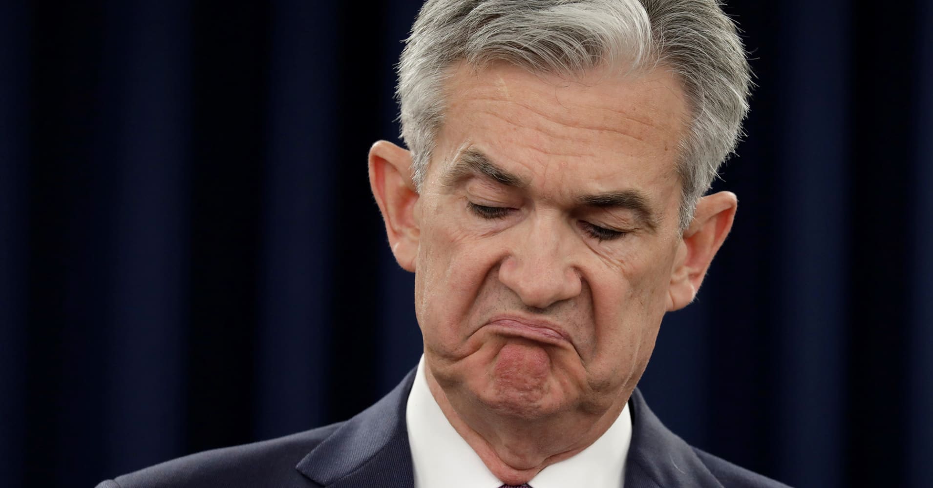 Fed Chairman Powell now sees current interest rate level 'just below' neutral