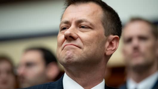 Image result for peter strzok hearing